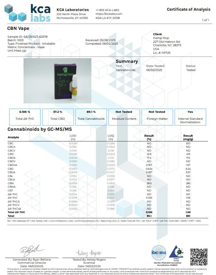 CBN Vape Cartridge - Image 3