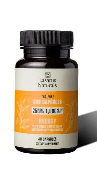 Energy Formula 25mg CBD Isolate Hemp Capsules - Image 4